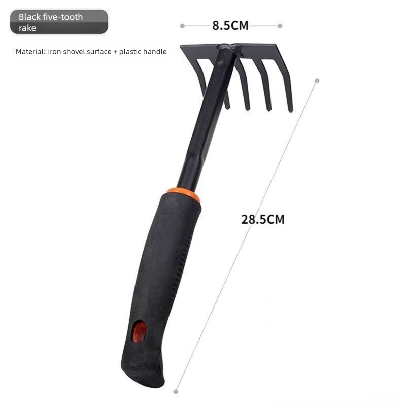 4-Piece Garden Hand Tool Set - Heavy Duty Steel with Ergonomic Non-Slip Grips view 2