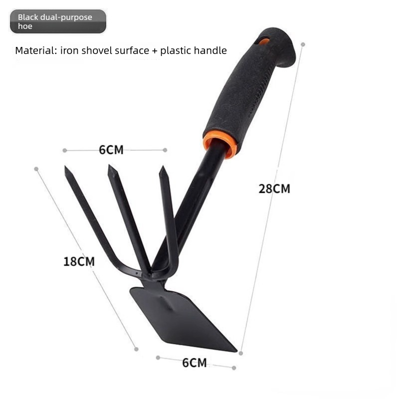 4-Piece Garden Hand Tool Set - Heavy Duty Steel with Ergonomic Non-Slip Grips view 4