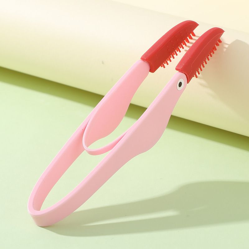 4-Pack Pink Pet Eye Cleaning Brushes with Precisice Tweezer - Silicone