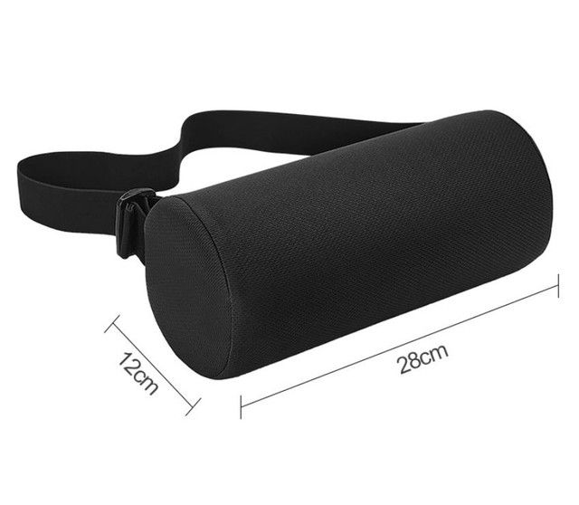 Blue Portable McKenzie Method Ergonomic Lumbar Support Roll - Adjustable view 2