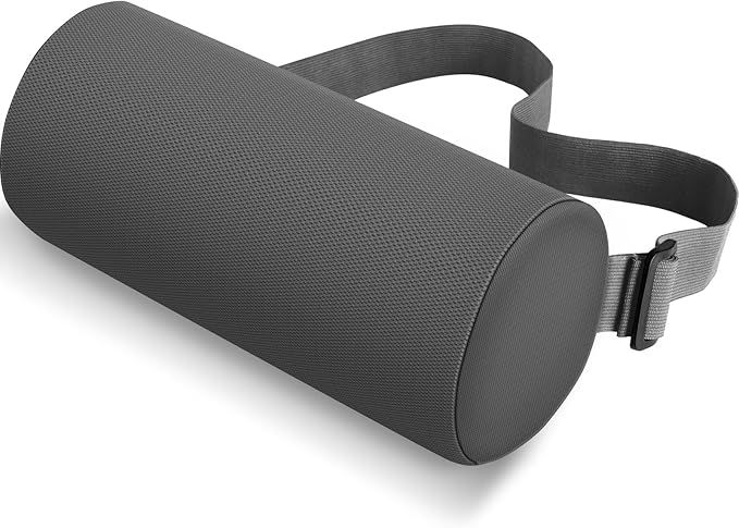 Grey Portable McKenzie Method Ergonomic Lumbar Support Roll - Adjustable