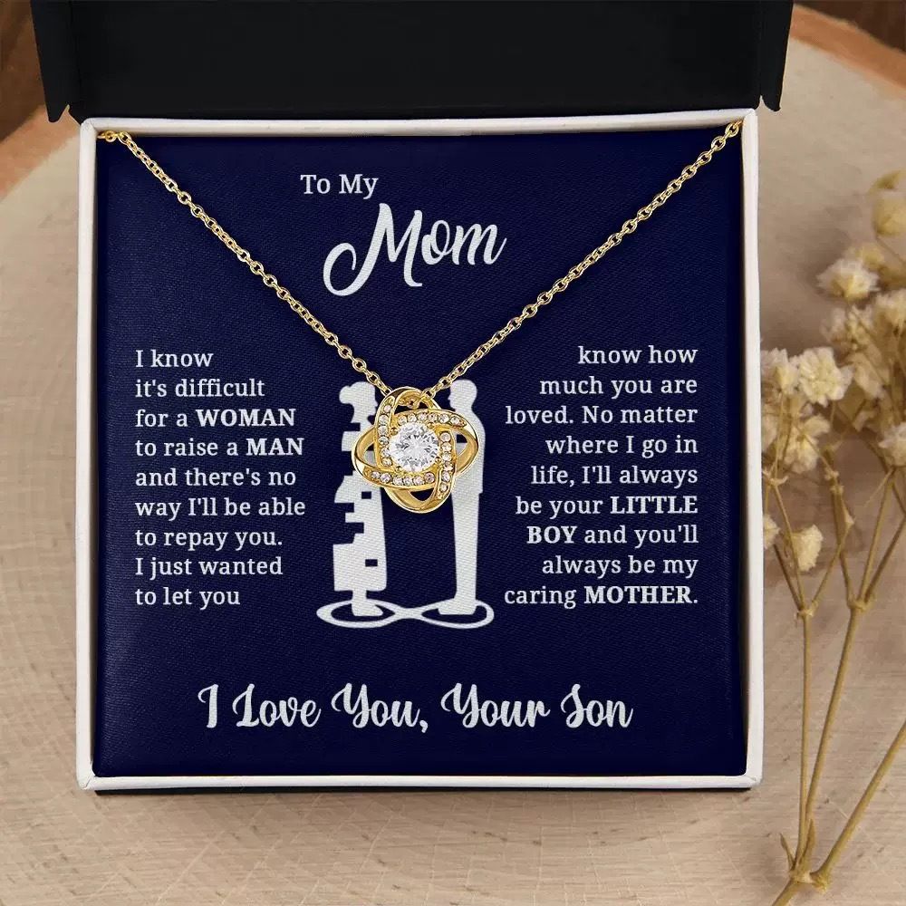 Gold-colored Necklace Gift Box Set Eternal Star Three-Leaf Clover Necklace