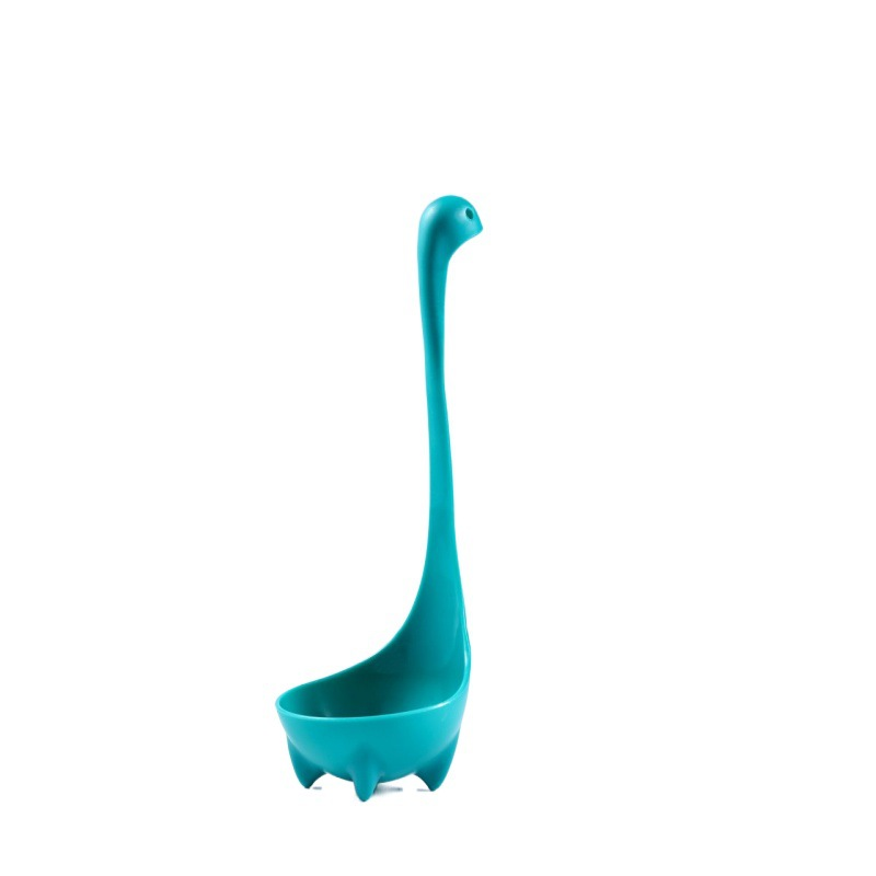 Blue Nessie Ladle Loch Ness Monster Soup Spoon Cute Dinosaur Shaped Standing