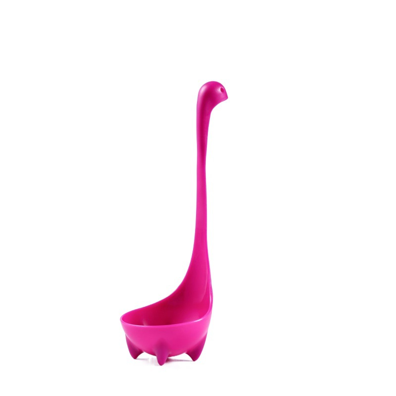 Red Nessie Ladle Loch Ness Monster Soup Spoon Cute Dinosaur Shaped Standing