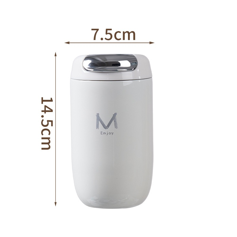 White Premium 316 Stainless Steel Coffee Tumbler - 350ml Vacuum Insulated