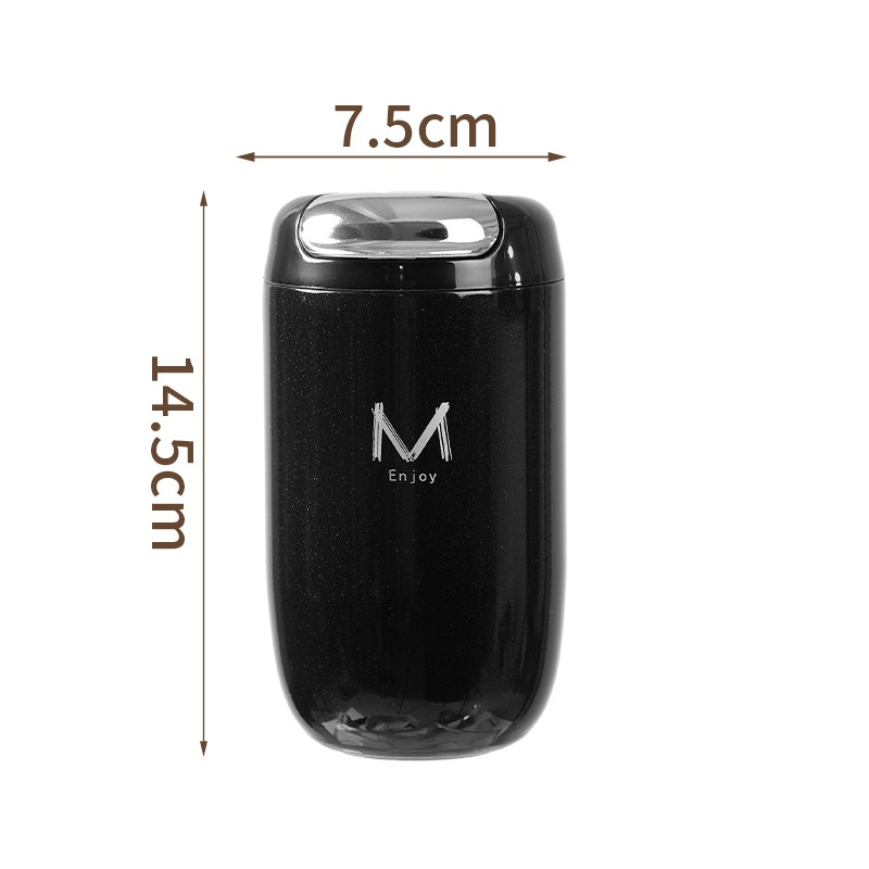 Black Premium 316 Stainless Steel Coffee Tumbler - 350ml Vacuum Insulated