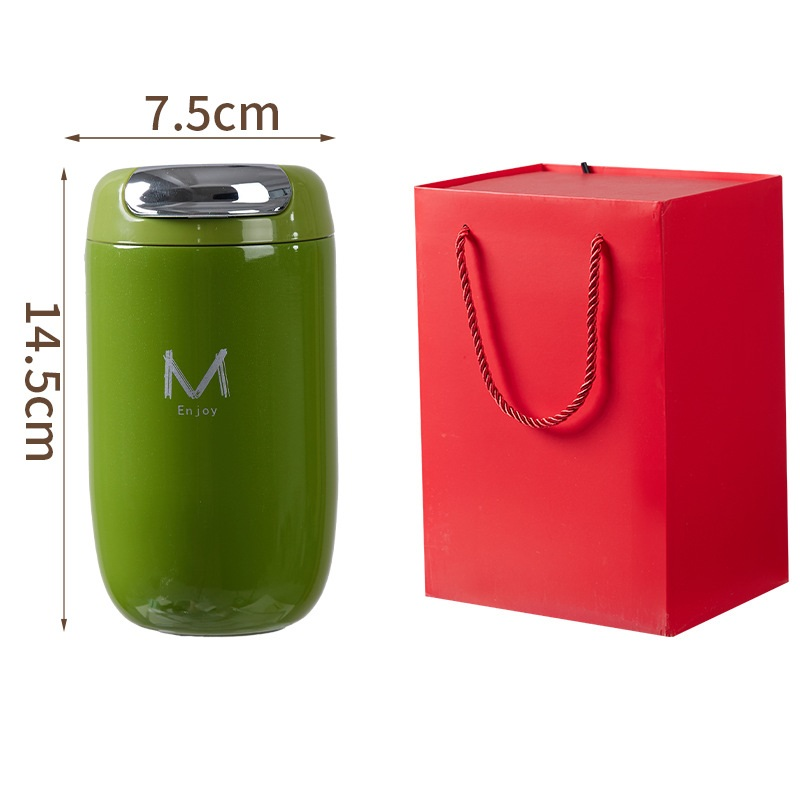 Green Gift Box Set Premium 316 Stainless Steel Coffee Tumbler - 350ml Vacuum
