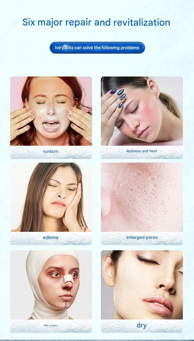 Pink Flat-Surface Ice Cold Therapy Facial Tool - Mini Ice Hammer Cryo Stick view 4