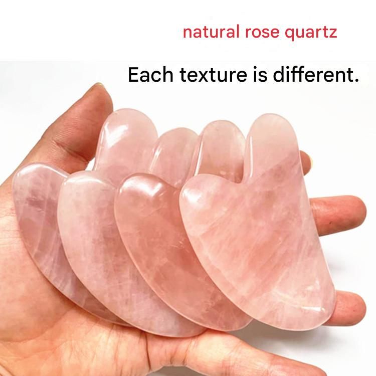 2-piece Green Natural Gua Sha Facial Tool - Hand-Polished Stone Massage Board view 4