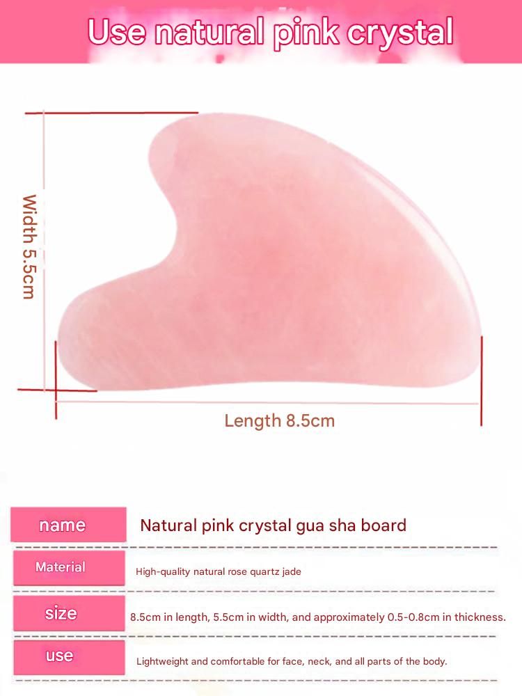 2-piece Black Natural Gua Sha Facial Tool - Hand-Polished Stone Massage Board view 3