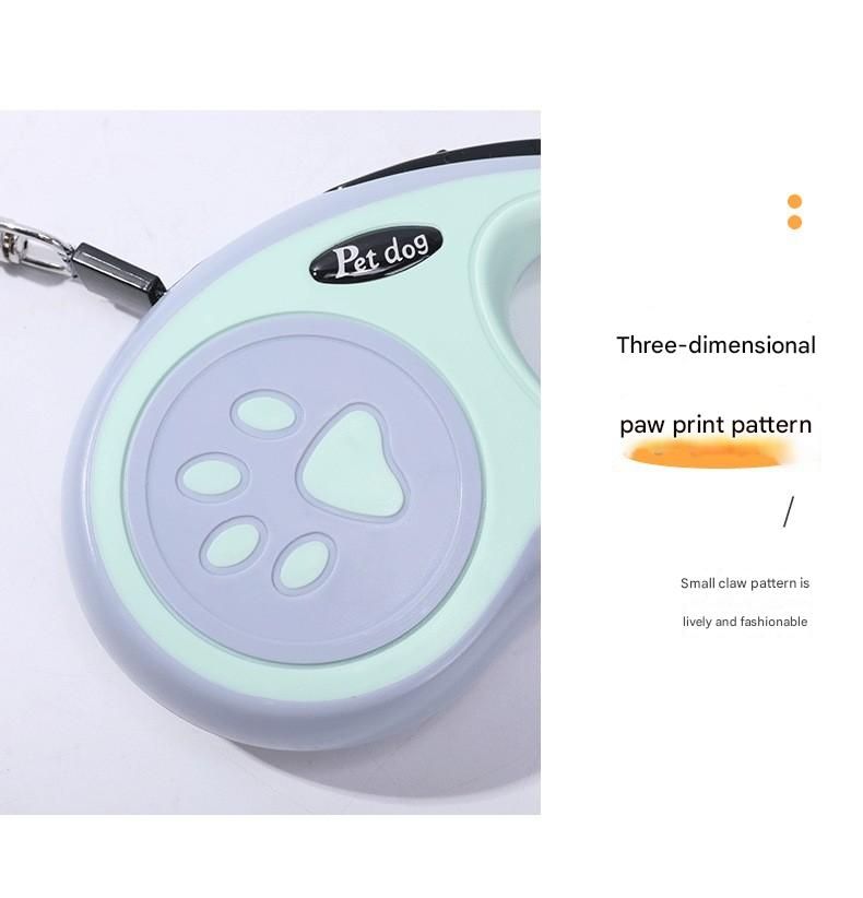 Black Automatic Retractable Dog Leash - 3M Extendable Lead with One-Handed view 7