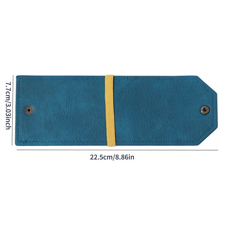 Blue Cash Wrap Wallet - Compact Snap Closure Card and Bill Holder