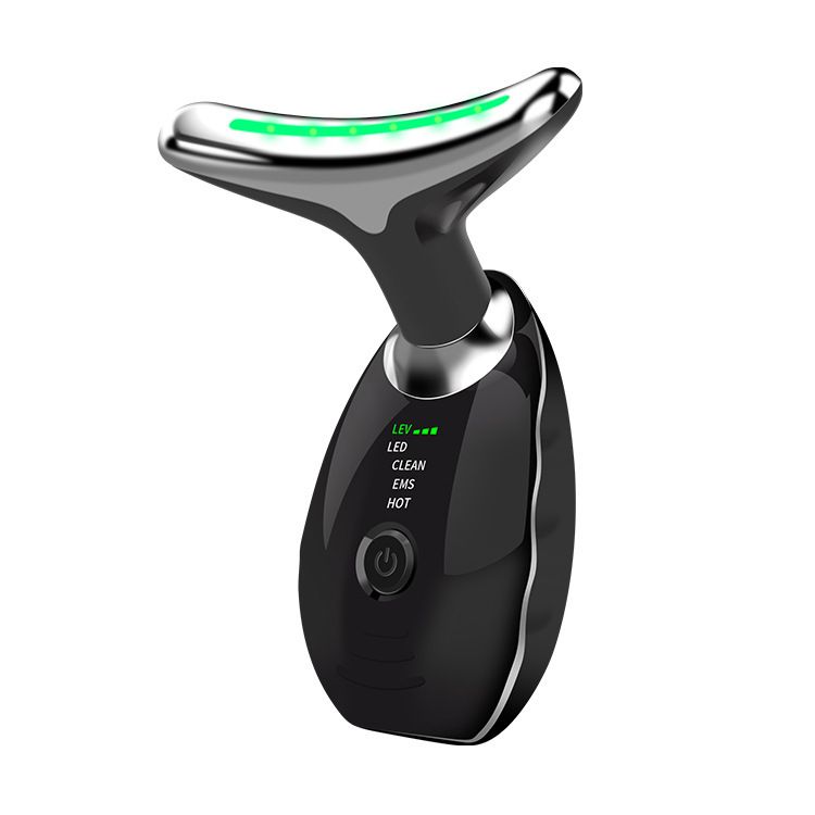 Black Neck and Face Massager - 3 Colour Light Therapy — image 1