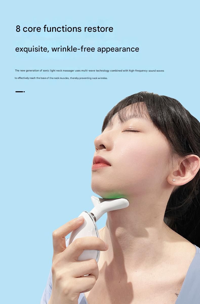 Red Neck and Face Massager - 3 Colour Light Therapy view 7