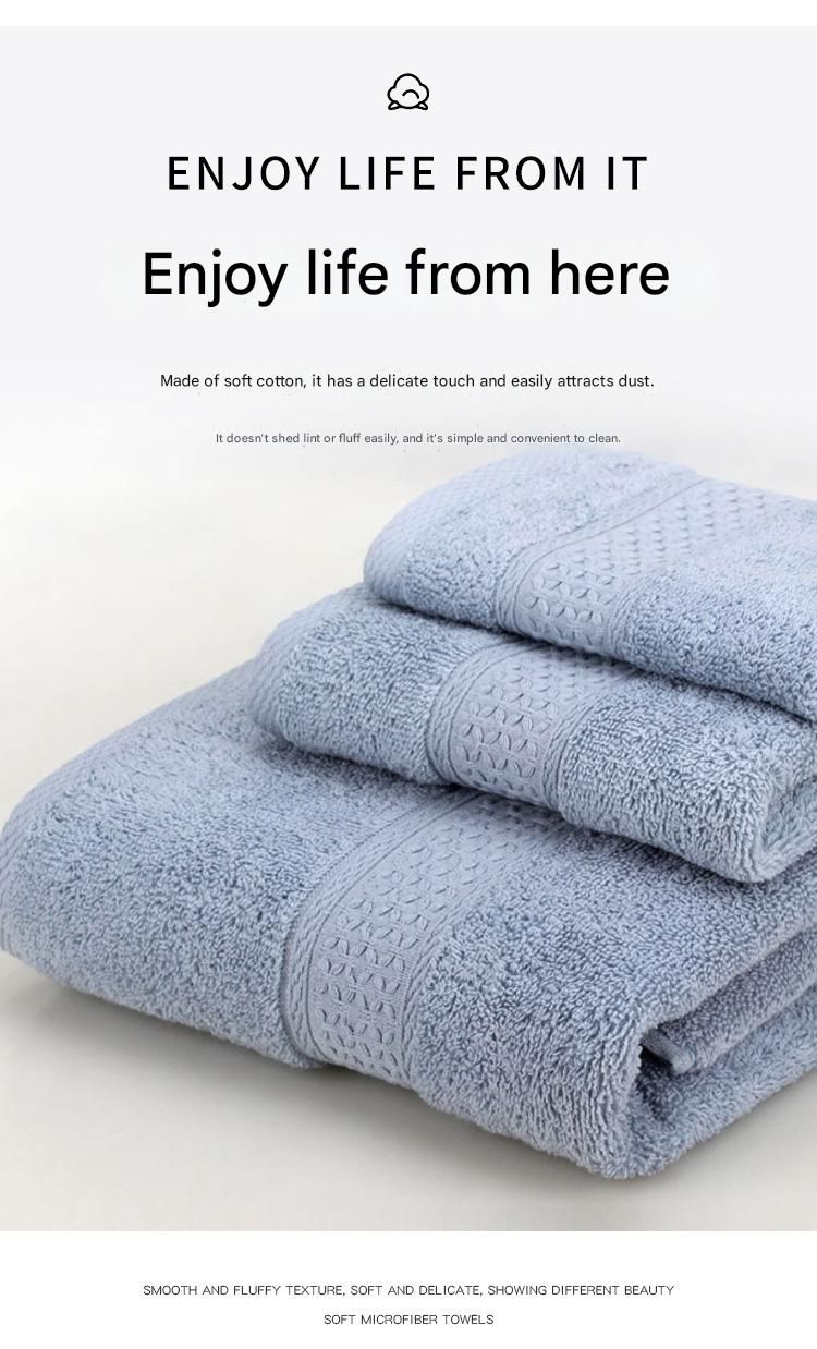 3-Piece Emerald green Towel Set - Soft Absorbent Bath view 8