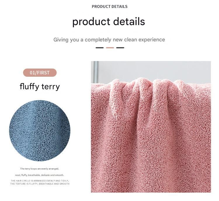 3-Piece Pink Towel Set - Soft Absorbent Bath view 10