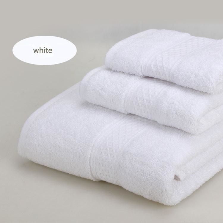 3-Piece White Towel Set - Soft Absorbent Bath