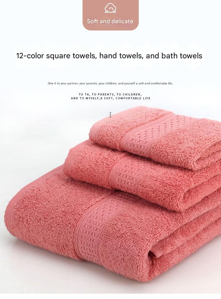 3-Piece Light gray Towel Set - Soft Absorbent Bath view 2