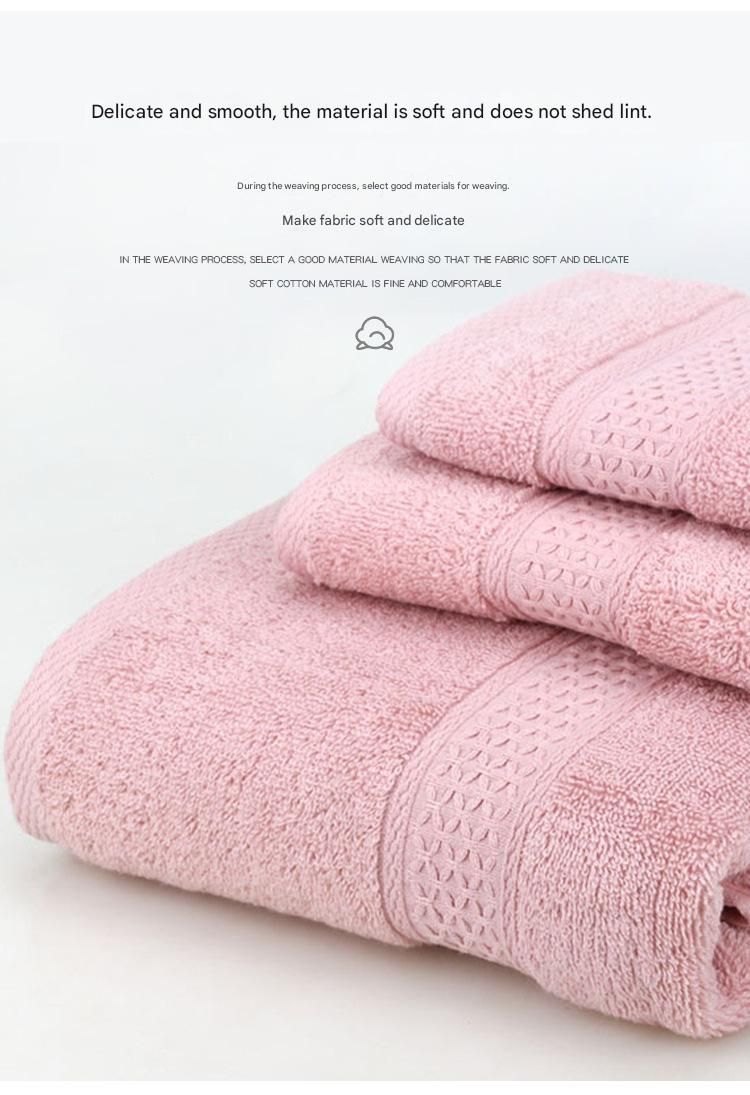 3-Piece Light gray Towel Set - Soft Absorbent Bath view 6