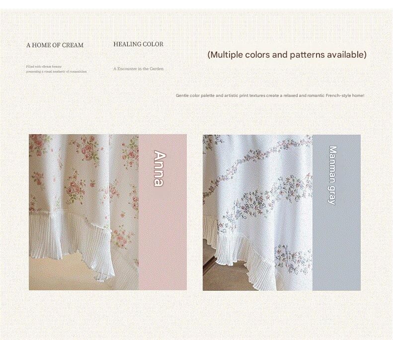 Grey 135*200 Dimensions include lace French Vintage Tablecloth - Pearl Yarn view 6
