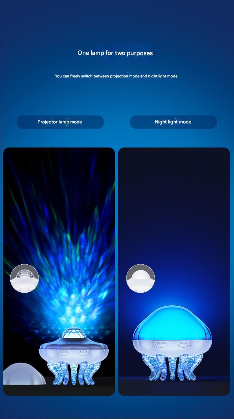 Jellyfish Ocean Wave Projector Night Light - USB Powered view 4