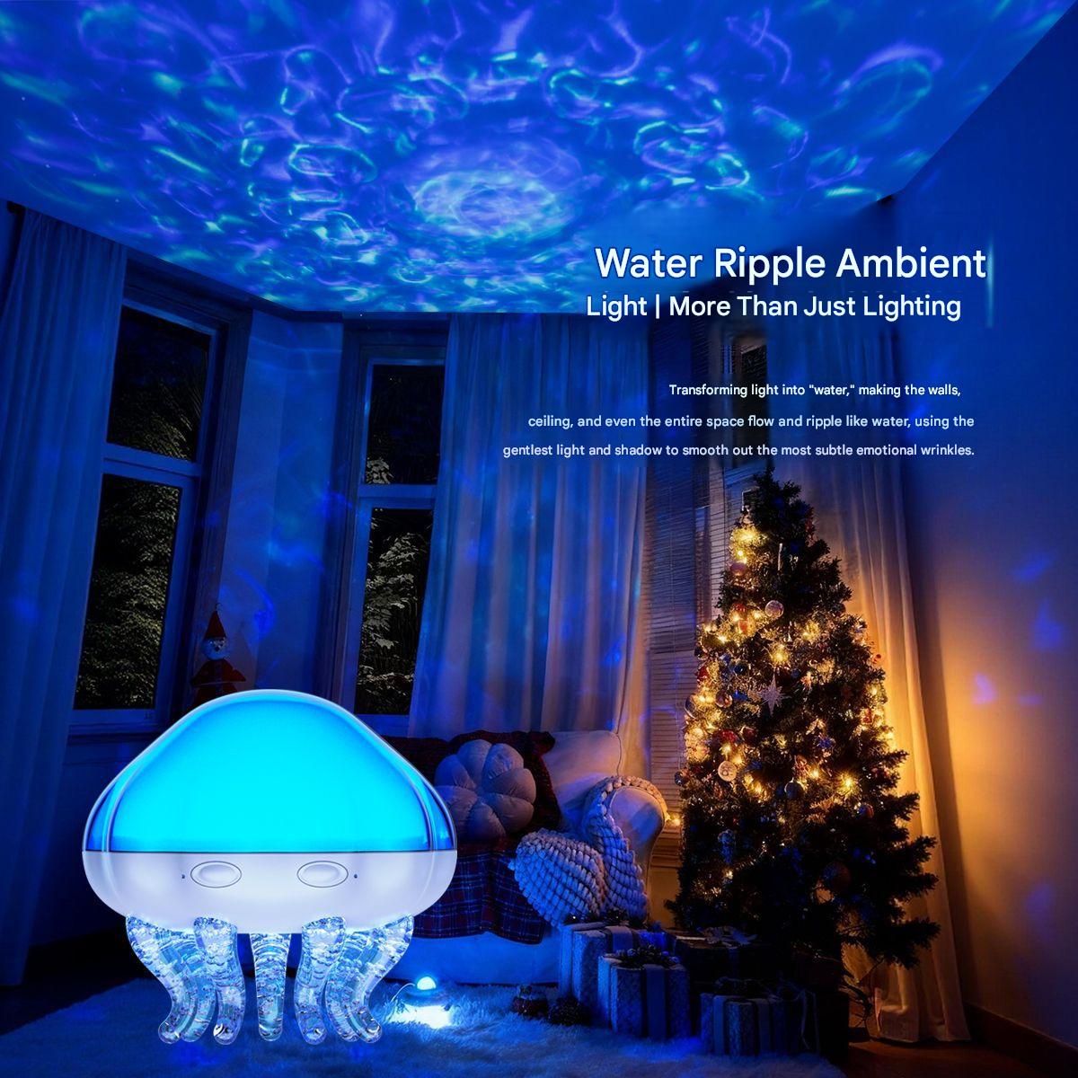 Jellyfish Ocean Wave Projector Night Light - USB Powered view 10
