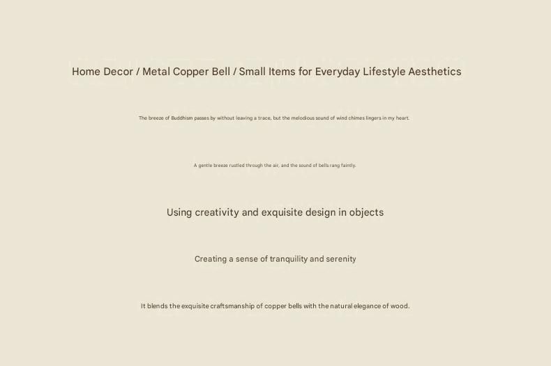 Yellow Magnetic Door Bell Chime - Dopamine Style Brass Bell with Alloy Frame view 4