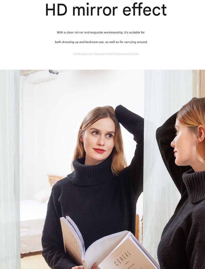 40*200cm Self-Adhesive PET Mirror Sticker - Unbreakable Soft Glass Mirror view 5