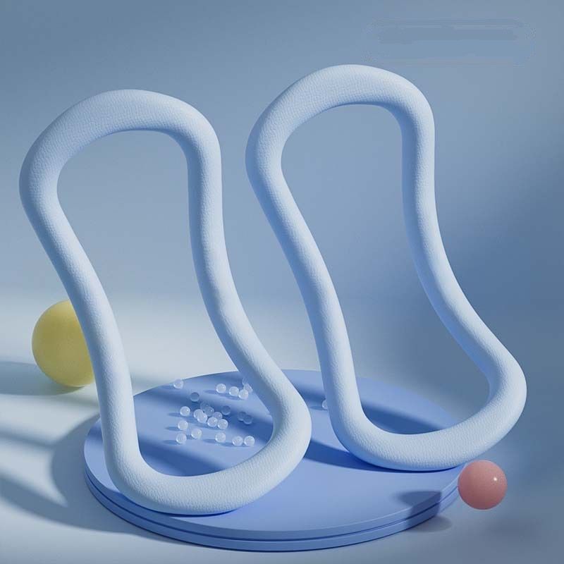 2-piece Soft Version Yoga Ring for Back Opening & Leg Support - TPE Resistance