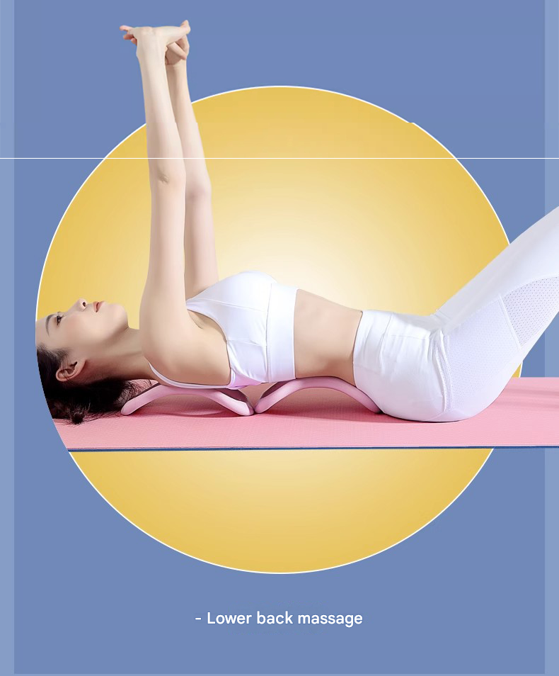 2-piece Massage Version Yoga Ring for Back Opening & Leg Support - TPE view 10