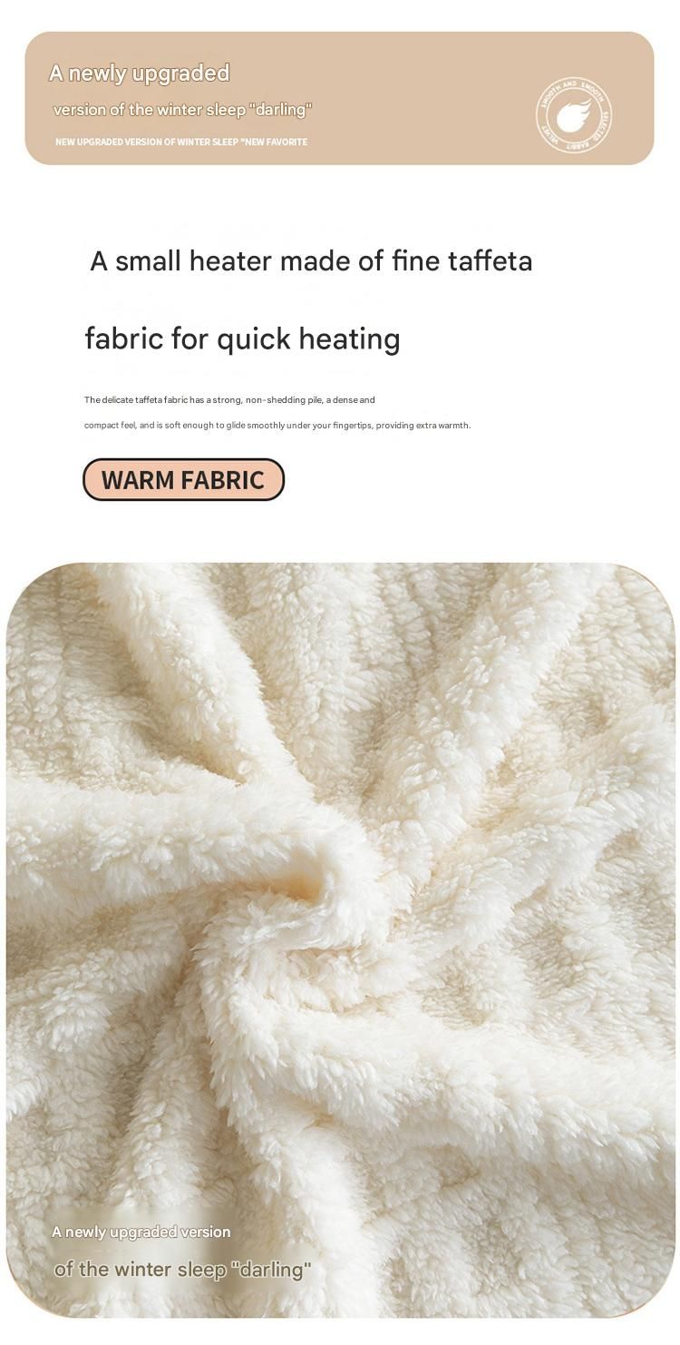 Yellow 150*200cm Thickened Double-Sided Plush Waffle Weave Throw Blanket view 2