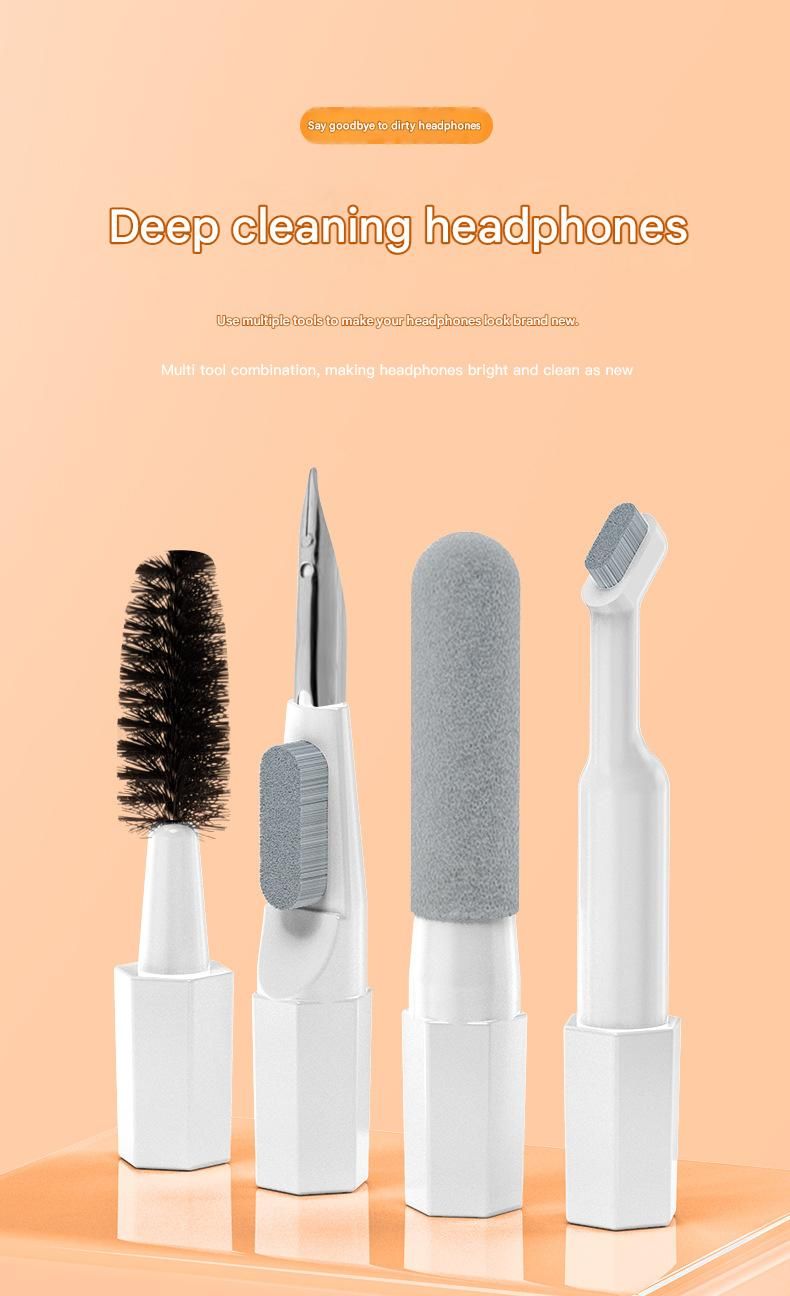 White 20-in-1 Multi-Purpose Cleaning Kit - Ergonomic ABS Handle with Dust Blower view 4