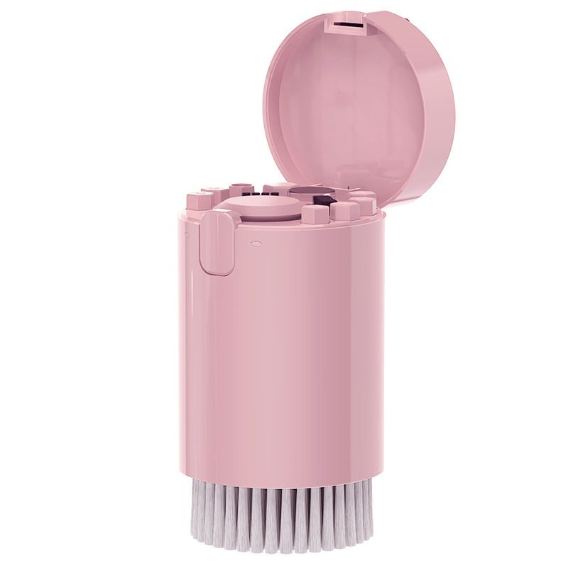 Pink 20-in-1 Multi-Purpose Cleaning Kit - Ergonomic ABS Handle with Dust Blower
