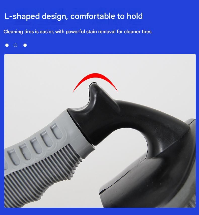 3-piece Car Tyre and Wheel Rim Cleaning Brush - Heavy Duty PP Bristles view 7