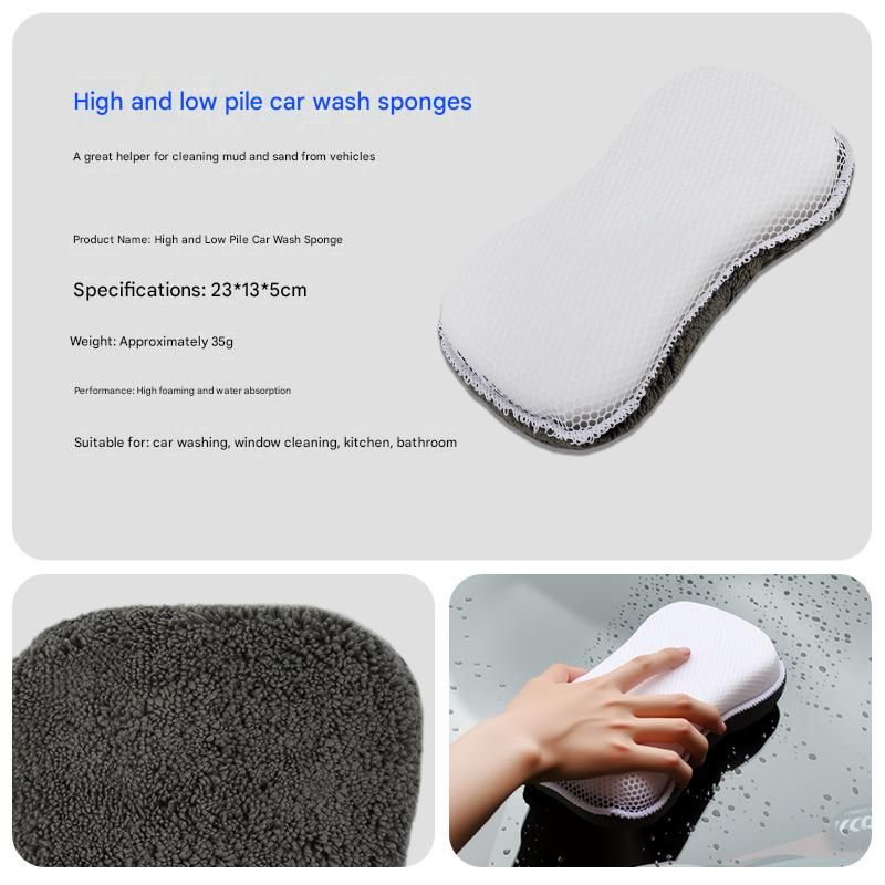9-Piece Orange Car cleaning kit- Microfibre Wash Mitt view 7