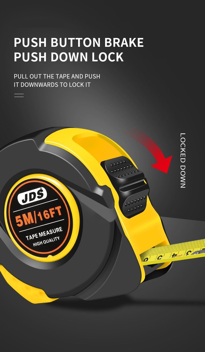 5M Heavy Duty Steel Tape Measure - Metric & Imperial Dual Scale - High Carbon view 4