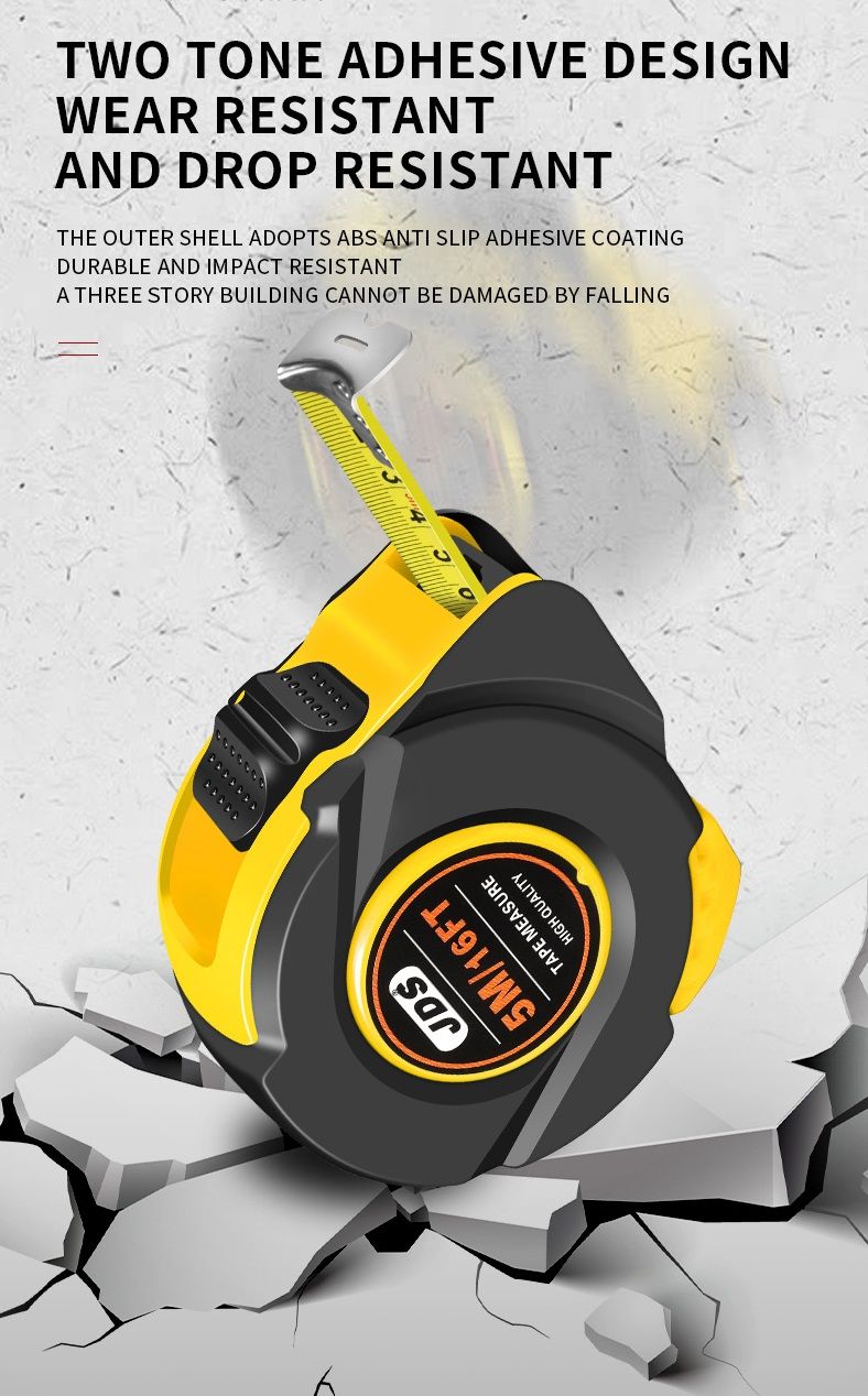 5M Heavy Duty Steel Tape Measure - Metric & Imperial Dual Scale - High Carbon view 11
