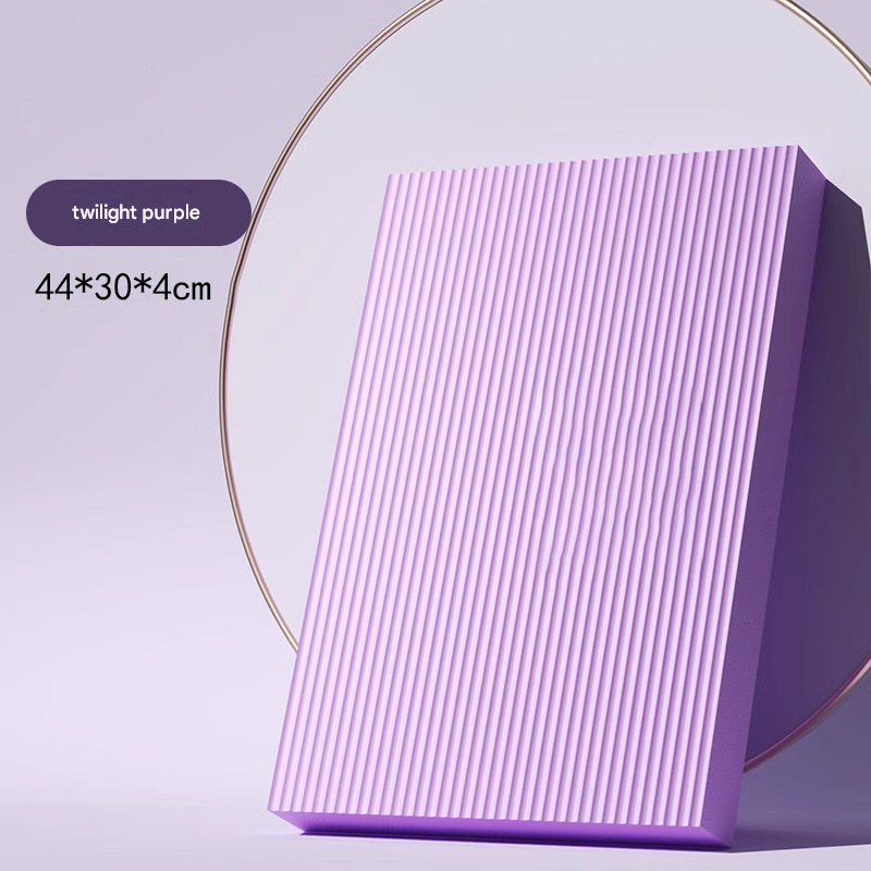 Purple 4cm Thick Balance Pad - Non-Slip High Density Foam Exercise Mat for — image 1