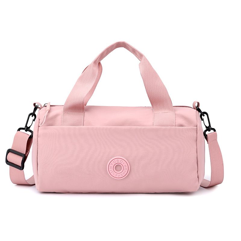 Pink Lightweight Large Capacity Sports Duffel Bag - Portable Crossbody Travel — image 1