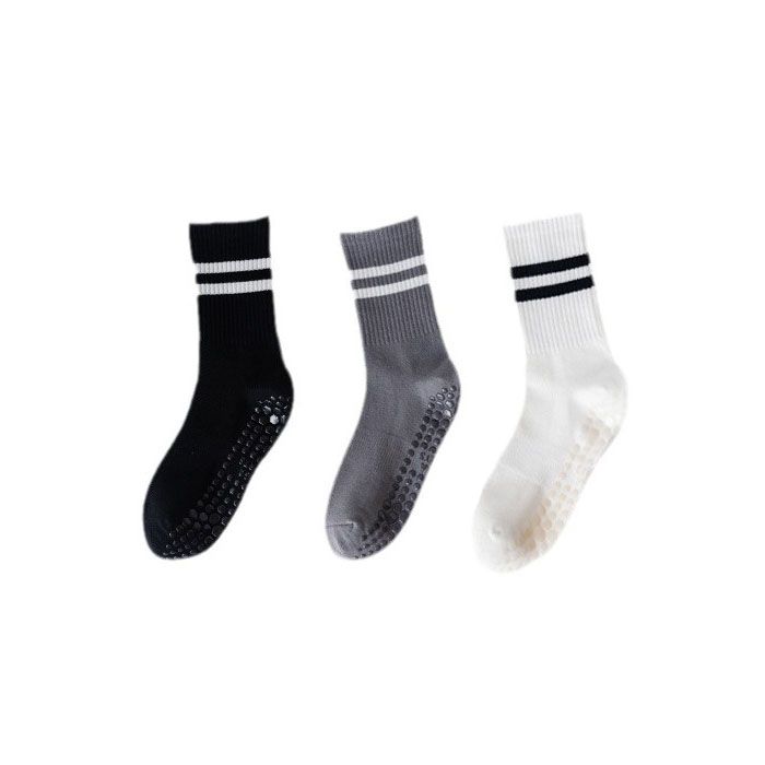 3-Pack Anti-Slip Yoga Socks - Grippy Non-Slip Pilates Dance Fitness Socks for — image 1
