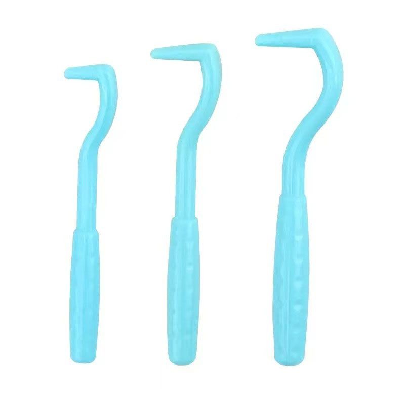 2-Pack Blue Pet Tick Remover Tool Set - Small Medium Large Flea and Tick Hook