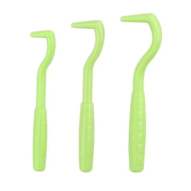 2-Pack Green Pet Tick Remover Tool Set - Small Medium Large Flea and Tick Hook