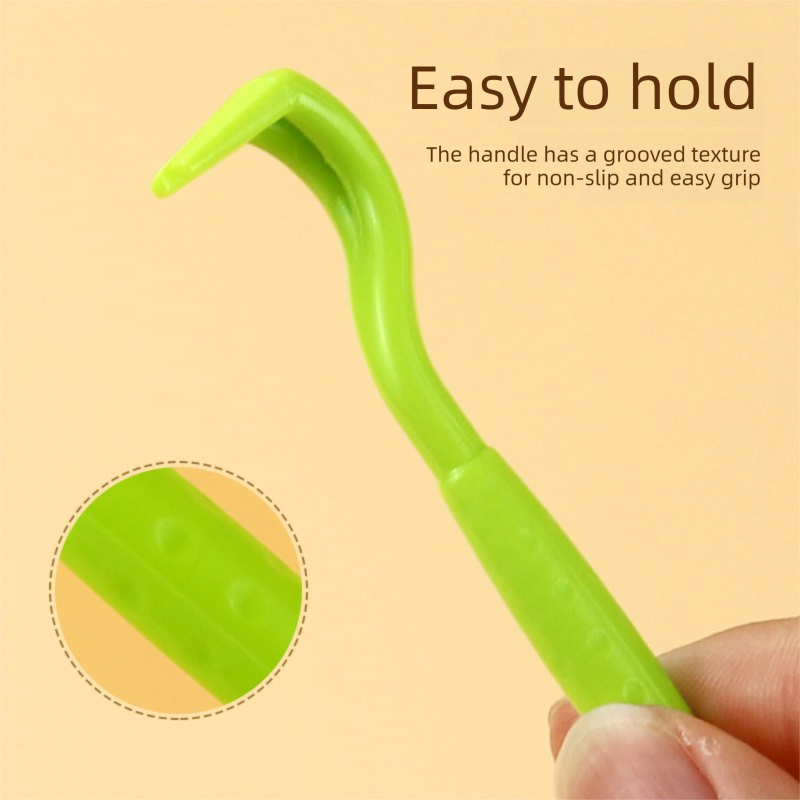 2-Pack Green Pet Tick Remover Tool Set - Small Medium Large Flea and Tick Hook view 5