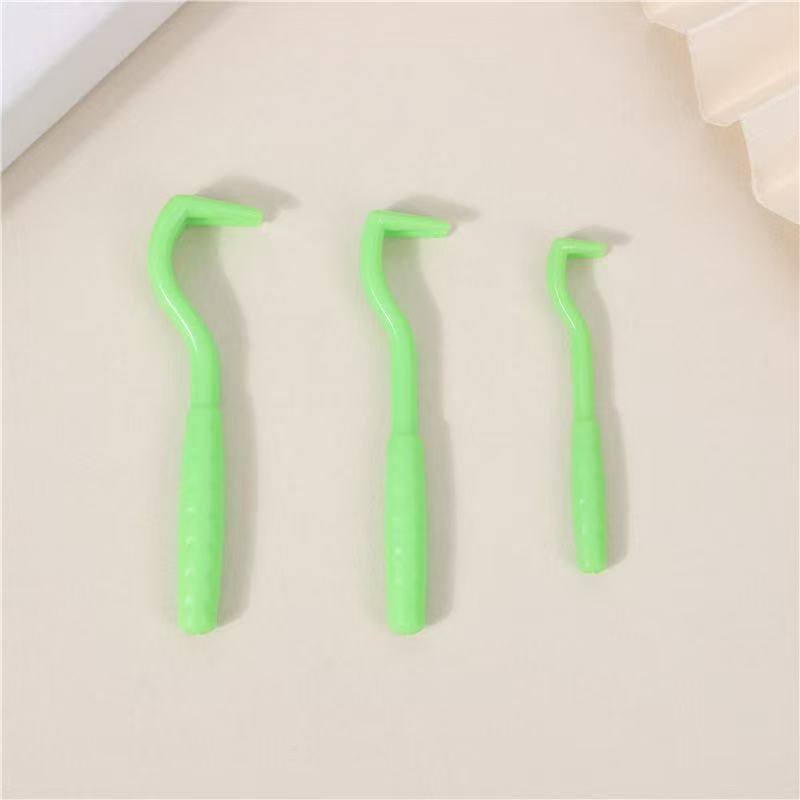 2-Pack Dark green Pet Tick Remover Tool Set - Small Medium Large Flea and Tick