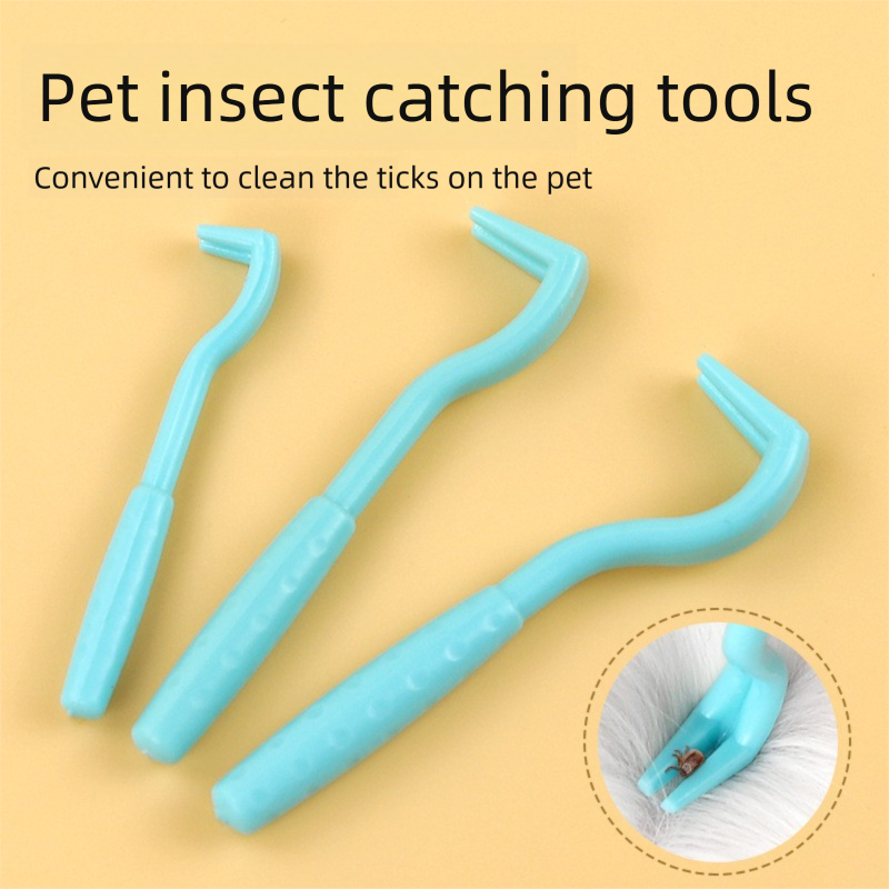 2-Pack Dark green Pet Tick Remover Tool Set - Small Medium Large Flea and Tick view 4