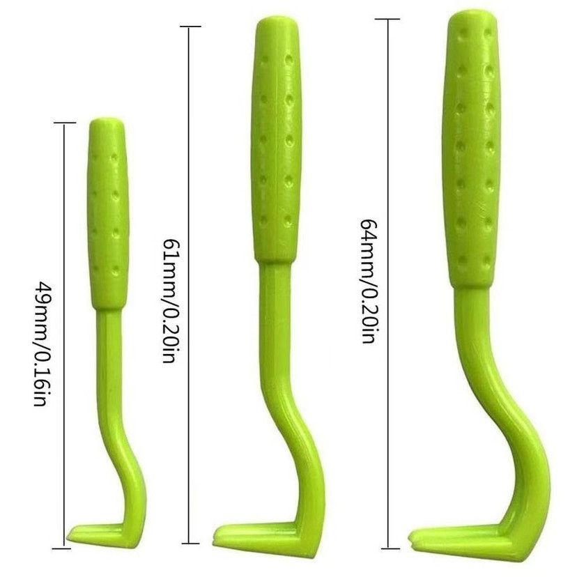 2-Pack Black Pet Tick Remover Tool Set - Small Medium Large Flea and Tick Hook view 6