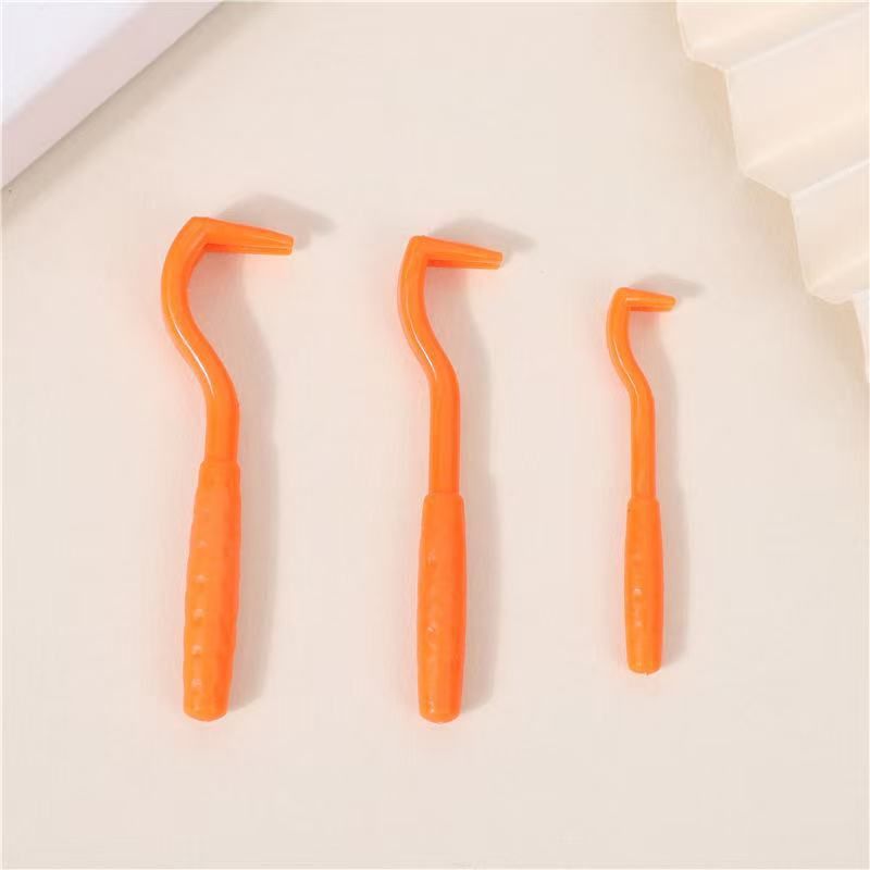2-Pack Orange Pet Tick Remover Tool Set - Small Medium Large Flea and Tick