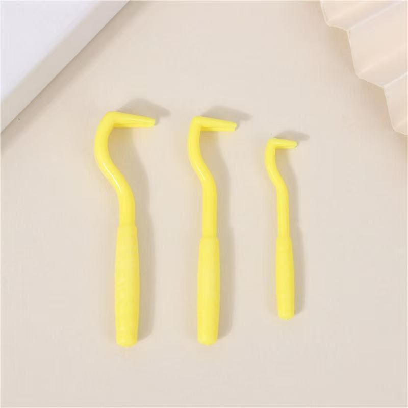 2-Pack Yellow Pet Tick Remover Tool Set - Small Medium Large Flea and Tick