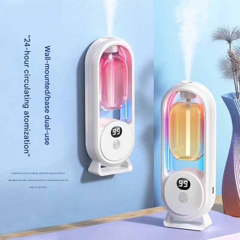 White Smart Aromatherapy Diffuser - Ultrasonic Mist Air Freshener with LED view 5