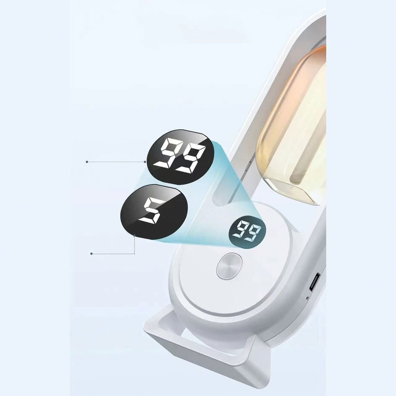 Black Smart Aromatherapy Diffuser - Ultrasonic Mist Air Freshener with LED view 2